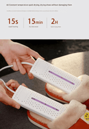 Pink Portable USB Shoe Dryer & Deodorizer - Constant Temperature Electric Boot Warmer with UV Sanitizer - RnR Galore