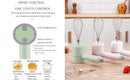 Pink Wireless charging handheld mixer, 30W with three - speed settings. Dual whisk heads designed for whipping eggs, cream, and batter. Suitable for both kitchen and outdoor use, also an ideal gift. - RnR Galore
