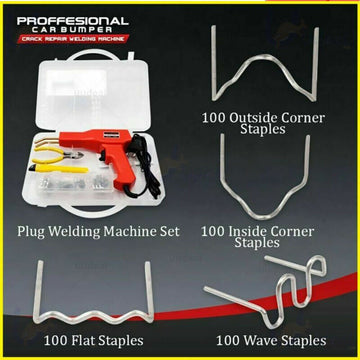 Plastic Welder Garage Tool Hot Staple Staplers Bumper Repair Welding Machine Kit - RnR Galore