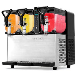 POLYCOOL 9L Triple Tank Slushie Machine, Independent Digital Control Slushy Maker - RnR Galore