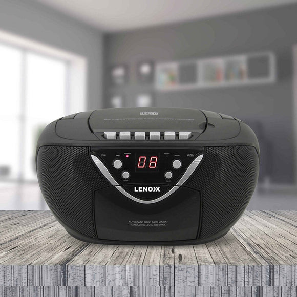 Portable CD/Cassette Player with AM/FM Radio Speaker - RnR Galore