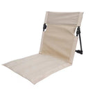 Portable Folding Beach Chair - Reclining Outdoor Seat 68x39.5x40.5cm with Carry Bag in white - RnR Galore