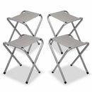 Portable Folding Picnic Camping Set BBQ Party Aluminium Table 4 Foldable Chairs - RnR Galore
