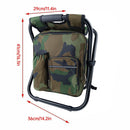 Portable Outdoor Folding Chair Oxford Small Stool for Fishing Camping Hiking - Blue - RnR Galore