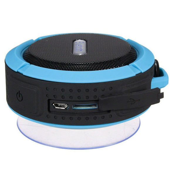 Portable Waterproof Wireless Mini Bluetooth Music Speaker (Red) - RnR Galore