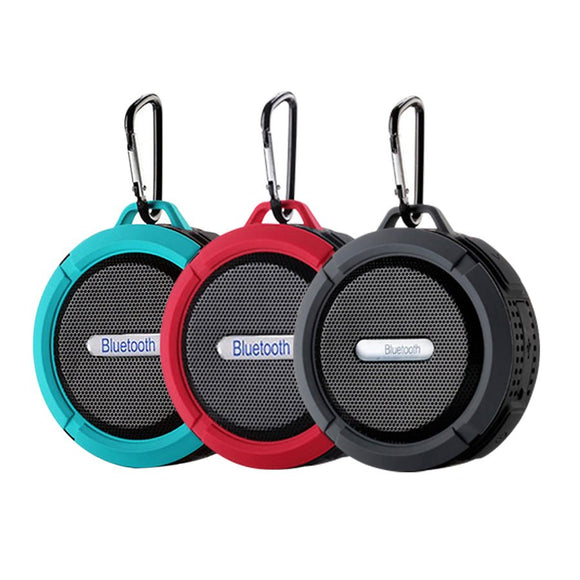 Portable Waterproof Wireless Mini Bluetooth Music Speaker (Red) - RnR Galore