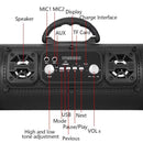 Portable Wireless Speaker - FM Radio, USB/TF Playback, AUX Input, Microphone Support & 2000mAh Battery(Camouflage) - RnR Galore