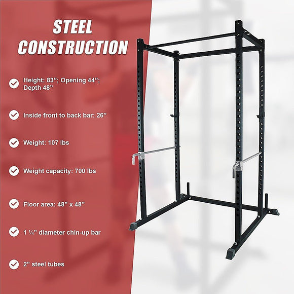 Power Rack Squat Deadlift HD Lift Cage - RnR Galore