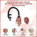 Practice Hand Model for Nail Art Training and Display Manicure with false nails - RnR Galore