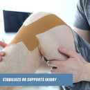 Premium Rigid Sports Strapping Tape - 3 Rolls of 38mm X 13.7M - RnR Galore