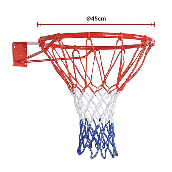 Pro Size Wall Mounted Basketball Hoop Ring Goal Net Rim Dunk Shooting Outdoor - RnR Galore