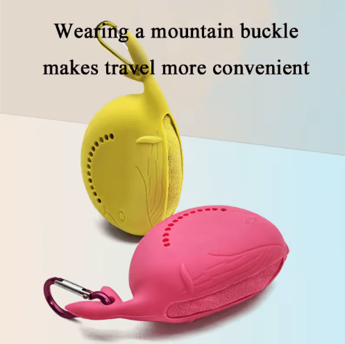 Purple 2 - PCS Smart Whale Silicone Case Quick - Dry Towel Set - Portable & Cooling for Gym & Travel - RnR Galore