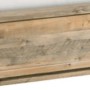 Queen Size Wooden Bed Frame in Solid Wood Antique Design Light Brown - RnR Galore