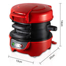 Quick & Easy Multi - Layer Sandwich & Burger Maker with Egg Cooker Plate(red) - RnR Galore