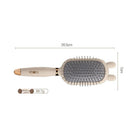 Rabbit ear comb Soft Touch Air Cushion Hair Brush with Built - in Cleaning Claw Detangling Massage Comb for Wet and Dry Hair Gentle Scalp Care - RnR Galore