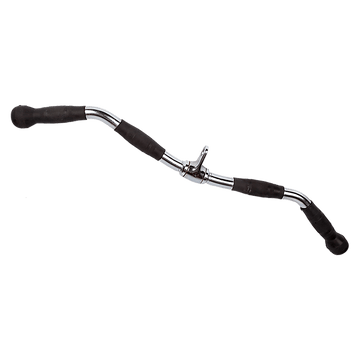 Randy & Travis Rubber - Coated Revolving Curl Row Bar Attachment for Gyms - RnR Galore