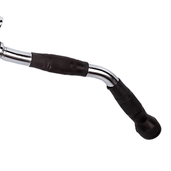 Randy & Travis Rubber - Coated Revolving Curl Row Bar Attachment for Gyms - RnR Galore