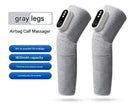 Rechargeable Air Compression Leg Massager with Heat Therapy for Knee & Calf Relief(grey - Double) - RnR Galore