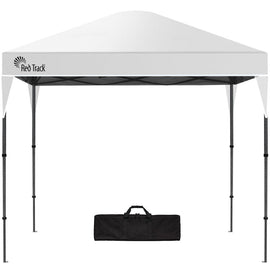 RED TRACK 3x3m Ultra Compact Folding Gazebo, Carry bag, Portable Outdoor Popup Marquee for Camping Beach, White - RnR Galore