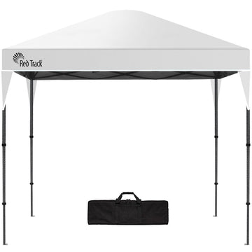 RED TRACK 3x3m Ultra Compact Folding Gazebo, Carry bag, Portable Outdoor Popup Marquee for Camping Beach, White - RnR Galore