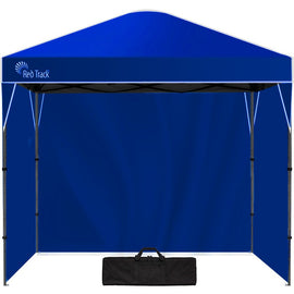 RED TRACK 3x3m Ultra Compact Folding Gazebo, Walls, Carry bag, Portable Outdoor Popup Marquee for Camping Beach, Navy Blue - RnR Galore