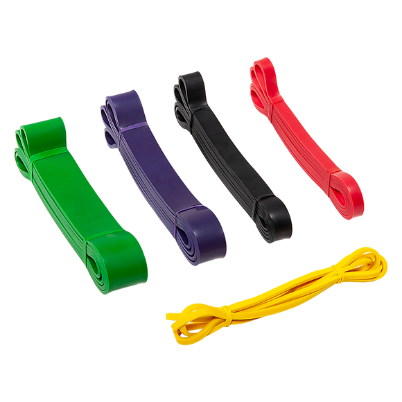 Resistance Band Loop Set of 5 Heavy Duty Gym Yoga Workout - RnR Galore