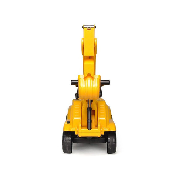 Ride - on Children's Excavator (Yellow) w/ Dual Operation Levers to Scoop - RnR Galore