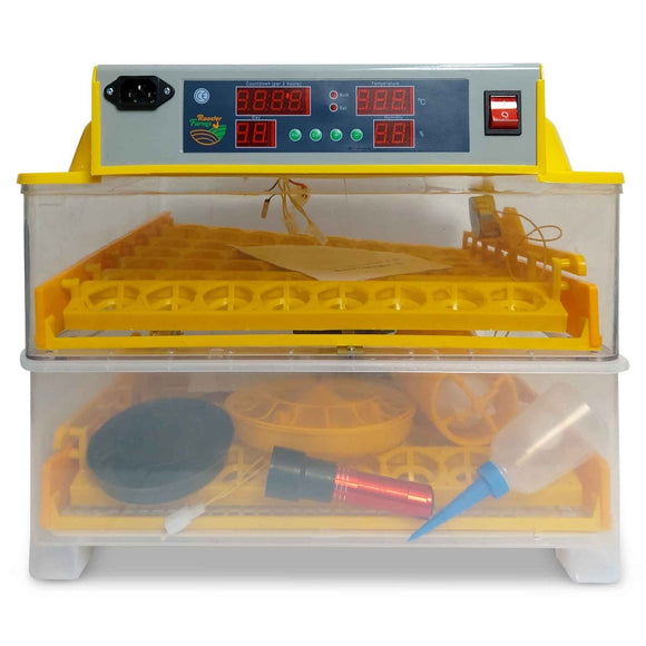 Rooster Farms Electric 112 Egg Incubator + Accessories for Chicken Quail Duck - RnR Galore