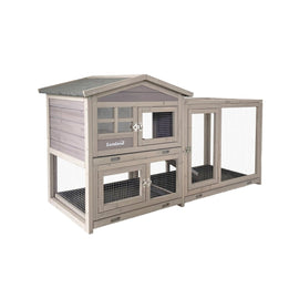 Samland Rabbit Hutch Cage Indoor and Outdoor Chicken Coop Guinea Pig Cage Bunny Cage Waterproof Roof - RnR Galore