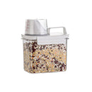 Sealed Household Grain Storage Box Transparent Rice Bucket Kitchen Storage - 2300ml - RnR Galore