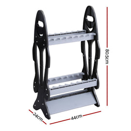 Seamanship Fishing Rod Holder 16 Storage Rack Fishing Pole Stand Garage Organizer Holds - RnR Galore