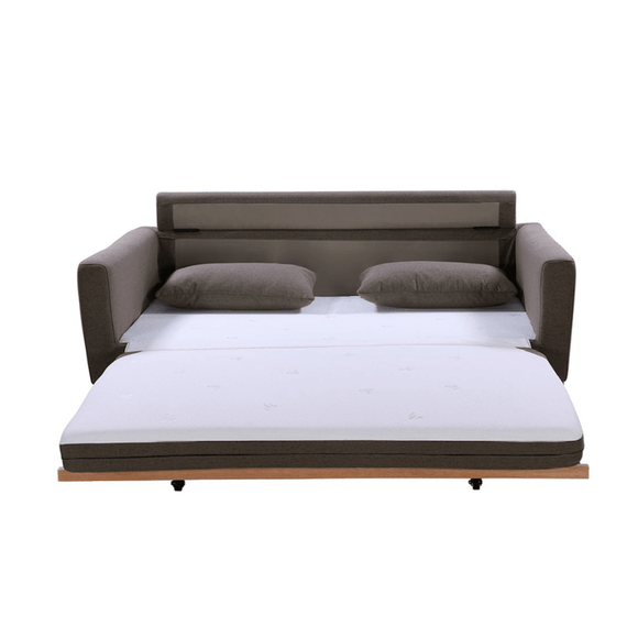 SHASA 2 Seater Pull - out Sofa bed Grey taupe - RnR Galore