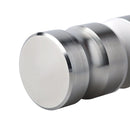 Shower Glass Door Knob Bathroom Round Back - to - Back Handle SUS304 Brushed Nickel - RnR Galore