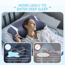 Side Sleeper Neck Pillow | Odor - Free, Light Beige Friendly Design, Comfortable Sleep Posture, Polyester Material, Hand Wash Only - RnR Galore