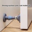 Silicone Silent Door Stopper with Suction Base and Secure Hold Catch Design - Grey - RnR Galore