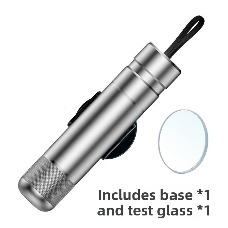 Silver 2-in-1 Emergency Car Escape Tool - Spring-Loaded Window Breaker ...
