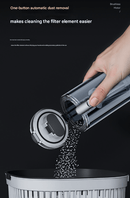 Silver and Purple 4 - in - 1 Cordless Handheld Vacuum Cleaner - Powerful 16KPa Suction with Brushless Motor, Blower & Air Pump - RnR Galore