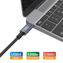 Simplecom CA615 USB - C to USB - C Cable USB4 40Gbps 5A 240W PD3.1 8K@60Hz 1.5M - RnR Galore