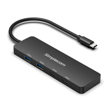 Simplecom CH392 USB 3.2 Gen2 USB - C 4 - Port 10Gbps Hub (2x USB - A and 2x USB - C) - RnR Galore