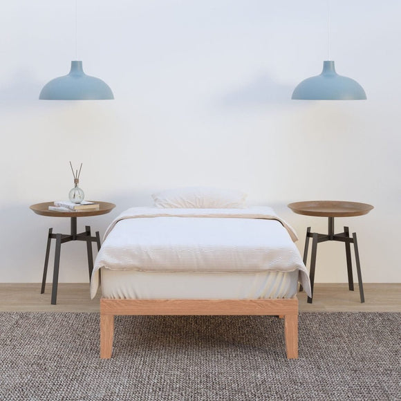 Single Size Warm Wooden Natural Bed Base Frame – Single - RnR Galore