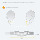 Size L Grey Ergonomic Neck Support Brace - Soft Cervical Collar for Posture Correction and Pain Relief - RnR Galore
