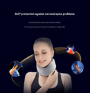 Size L Orange Ergonomic Neck Support Brace - Soft Cervical Collar for Posture Correction and Pain Relief - RnR Galore