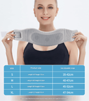 Size S Grey Ergonomic Neck Support Brace - Soft Cervical Collar for Posture Correction and Pain Relief - RnR Galore