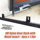 Sliding Gate Hardware Accessories Kit - 4m Gear Rack Track - RnR Galore