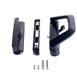 Sliding Patio Door Handle Set Mortise Lock Suitable for Sliding Glass Patio Door Black - RnR Galore