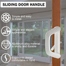 Sliding Patio Door Handle Set Mortise Lock Suitable for Sliding Glass Patio Door White - RnR Galore