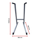 Solid Dip Station Power Tower for Home Gym Strength Training Upper Body Workouts - RnR Galore