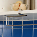 Stainless Steel No - punch Roll Paper Rack for Kitchen Cabinet Cling Film Storage Rack - Silver - RnR Galore