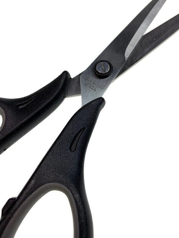 Stainless Steel Scissors Soft Handle Kitchen Craft Office School Sharp Kitchen - RnR Galore