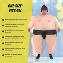 SUMO Fancy Dress Inflatable Suit - Fan Operated Costume - RnR Galore